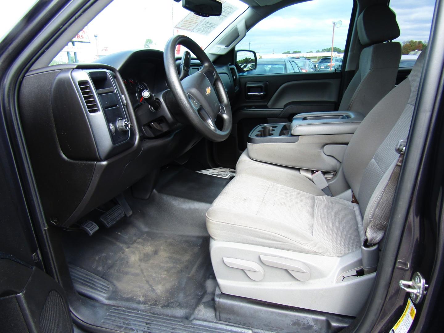 2014 Gray /Gray Chevrolet Silverado 1500 Work Truck 1WT Double Cab 2WD (1GCRCPEH1EZ) with an 4.3L V6 OHV 12V engine, Automatic transmission, located at 15016 S Hwy 231, Midland City, AL, 36350, (334) 983-3001, 31.306210, -85.495277 - Photo#3